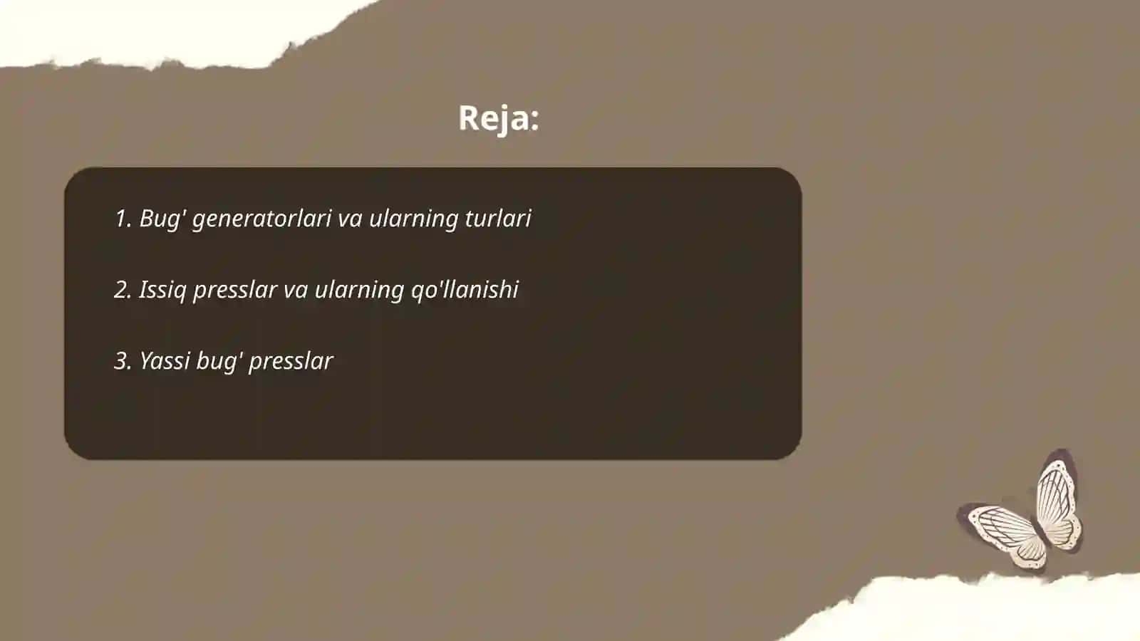 Bug' generatorlari va ularning turlari 2