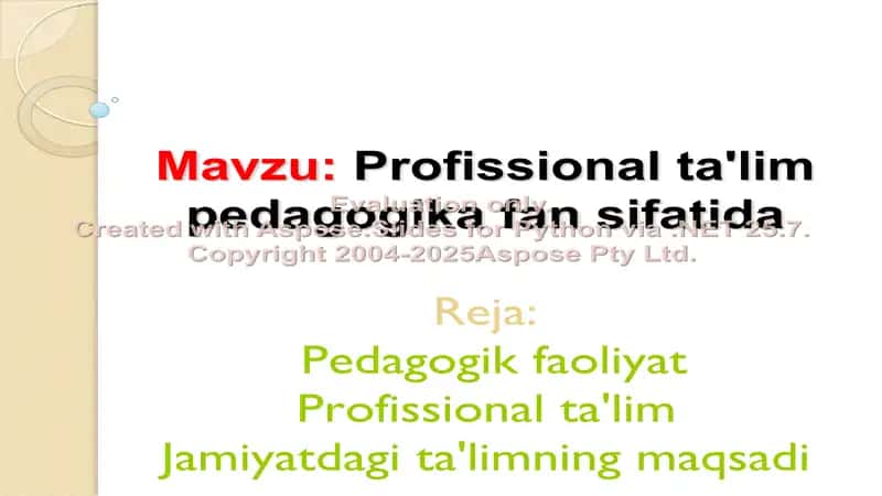 Pedagogika Nazariyasi 2