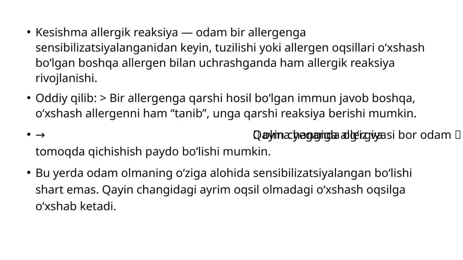 Kesishma reaktsiyasi 2