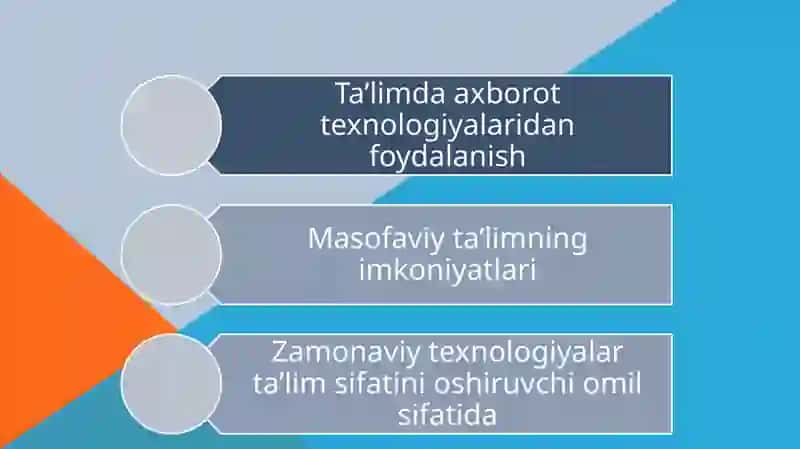 Axborot kommunikatsiya texnologiyalari va ularni ta’lim jarayonida qo’llanilishining didaktik imkoniyatlari 2