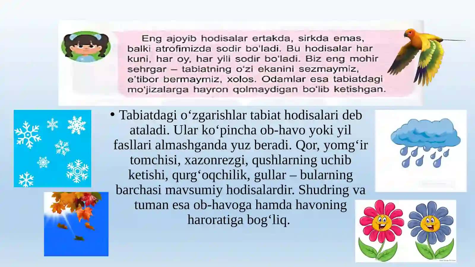Tabiat hodisalari 2