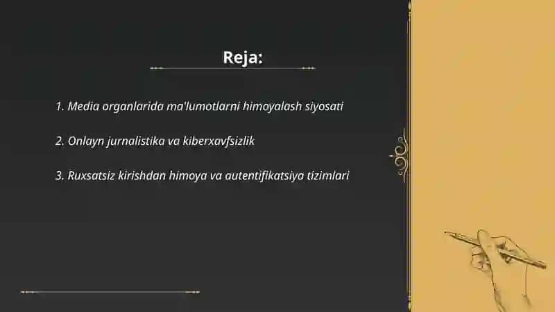 Media vositalarida axborot xavfsizligi 2