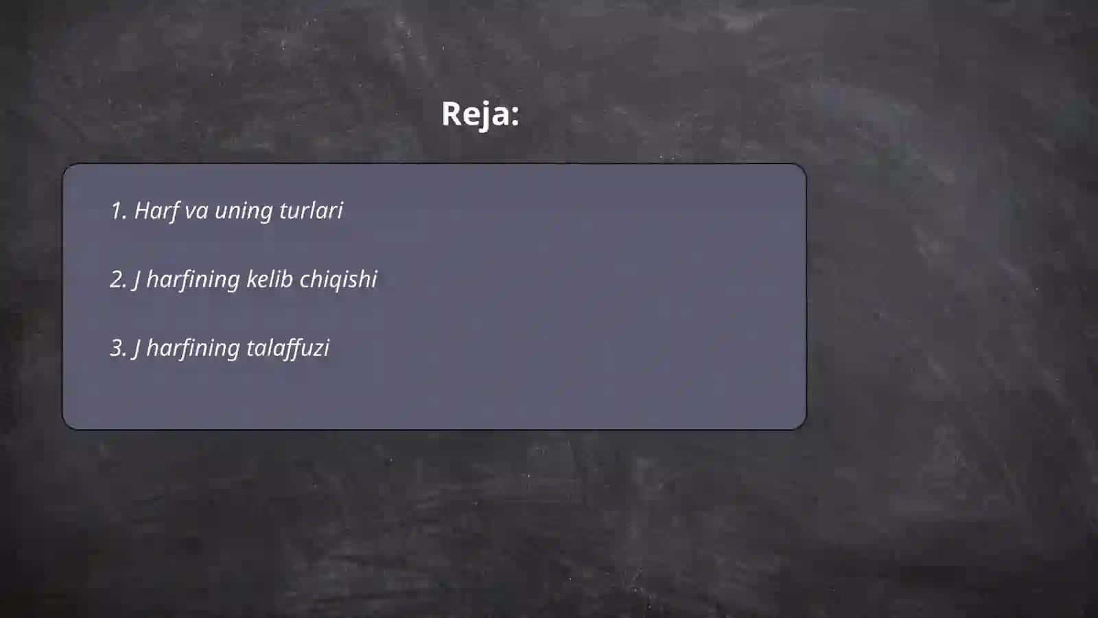 Harf va uning turlari 2