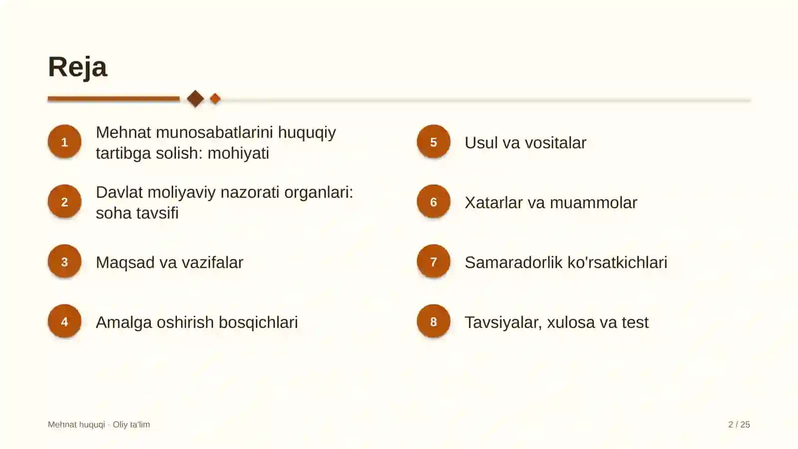 Davlat moliyaviy nazorati organlarida mehnat munosabatlarini huquqiy tartibga solish 2