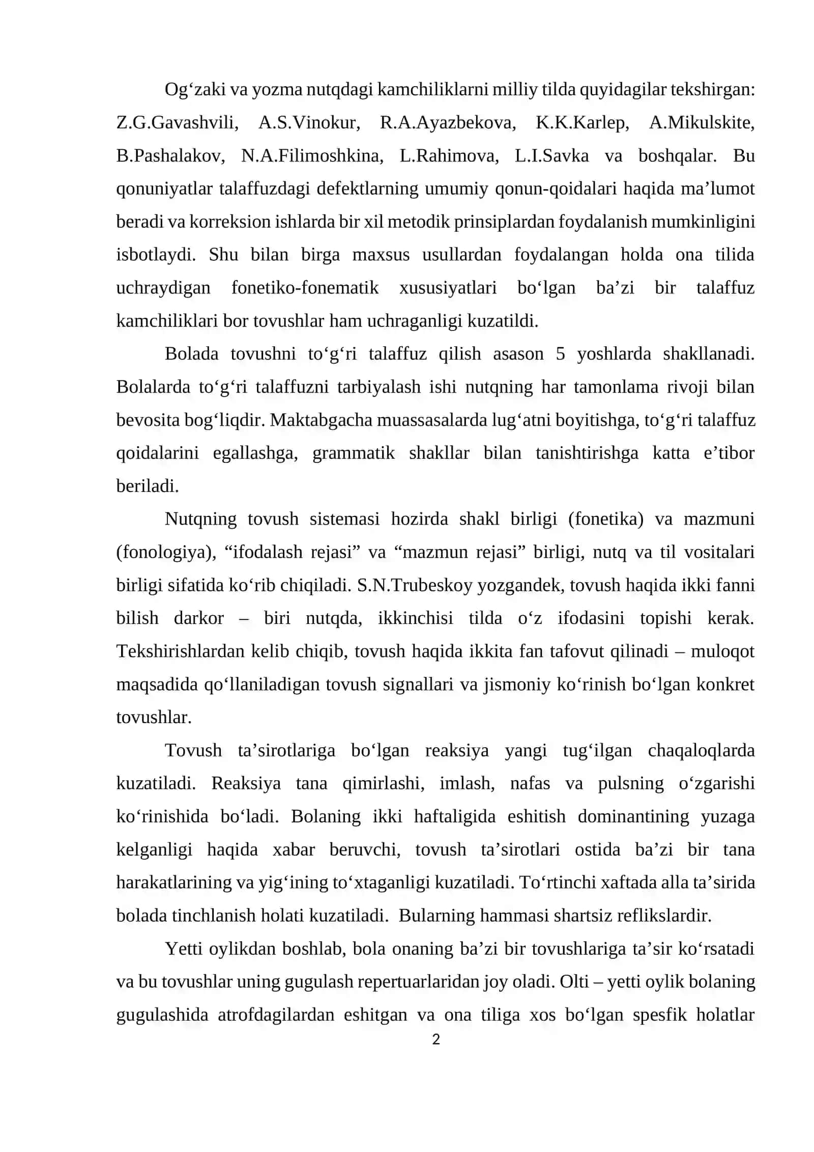 Artikulyatsiya fazalari: kirishish, saqlash, qaytish 2