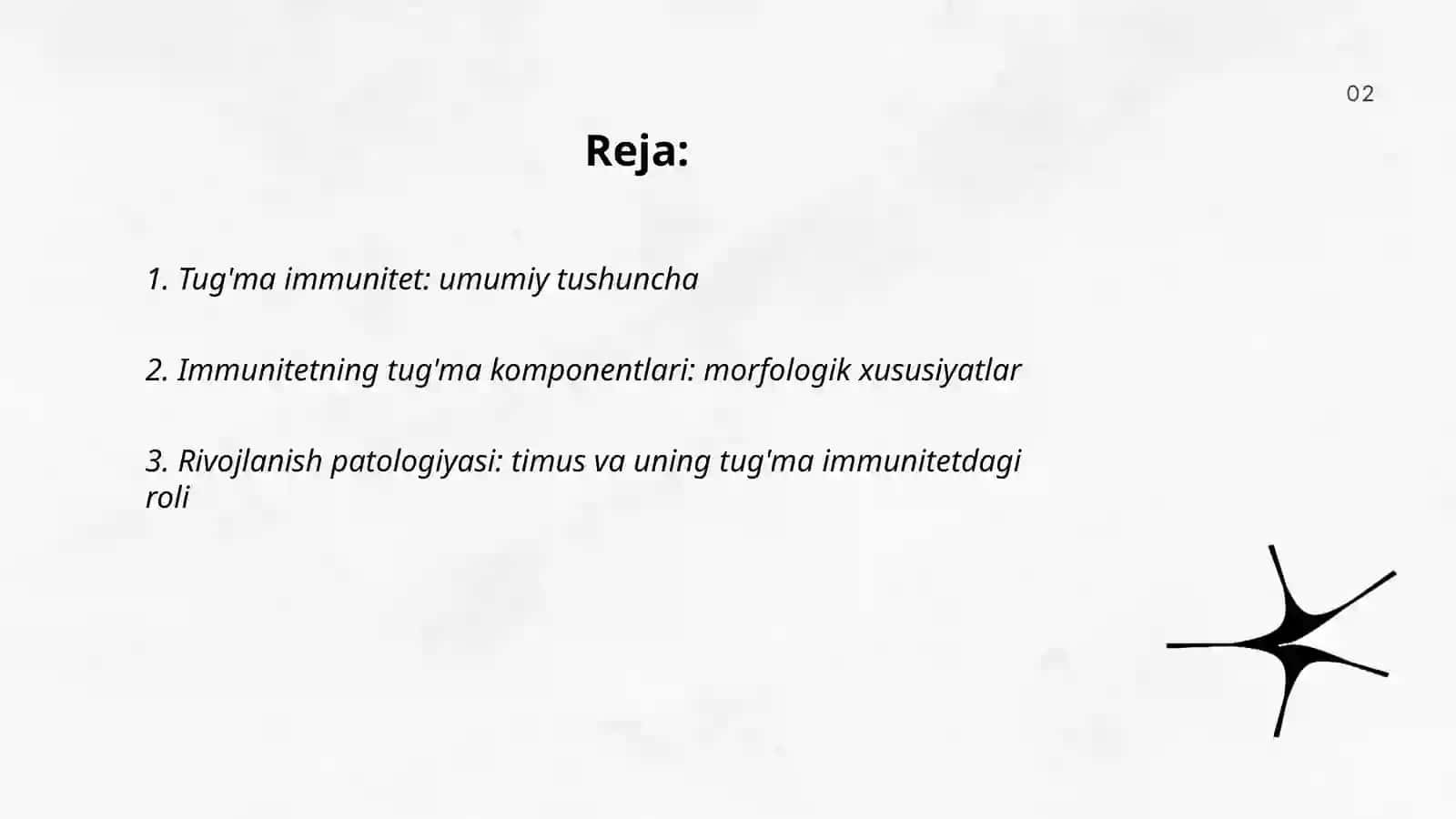 Patologik anatomiya dan Tug'ma immunitetni baxolash usullari mavzusi 2