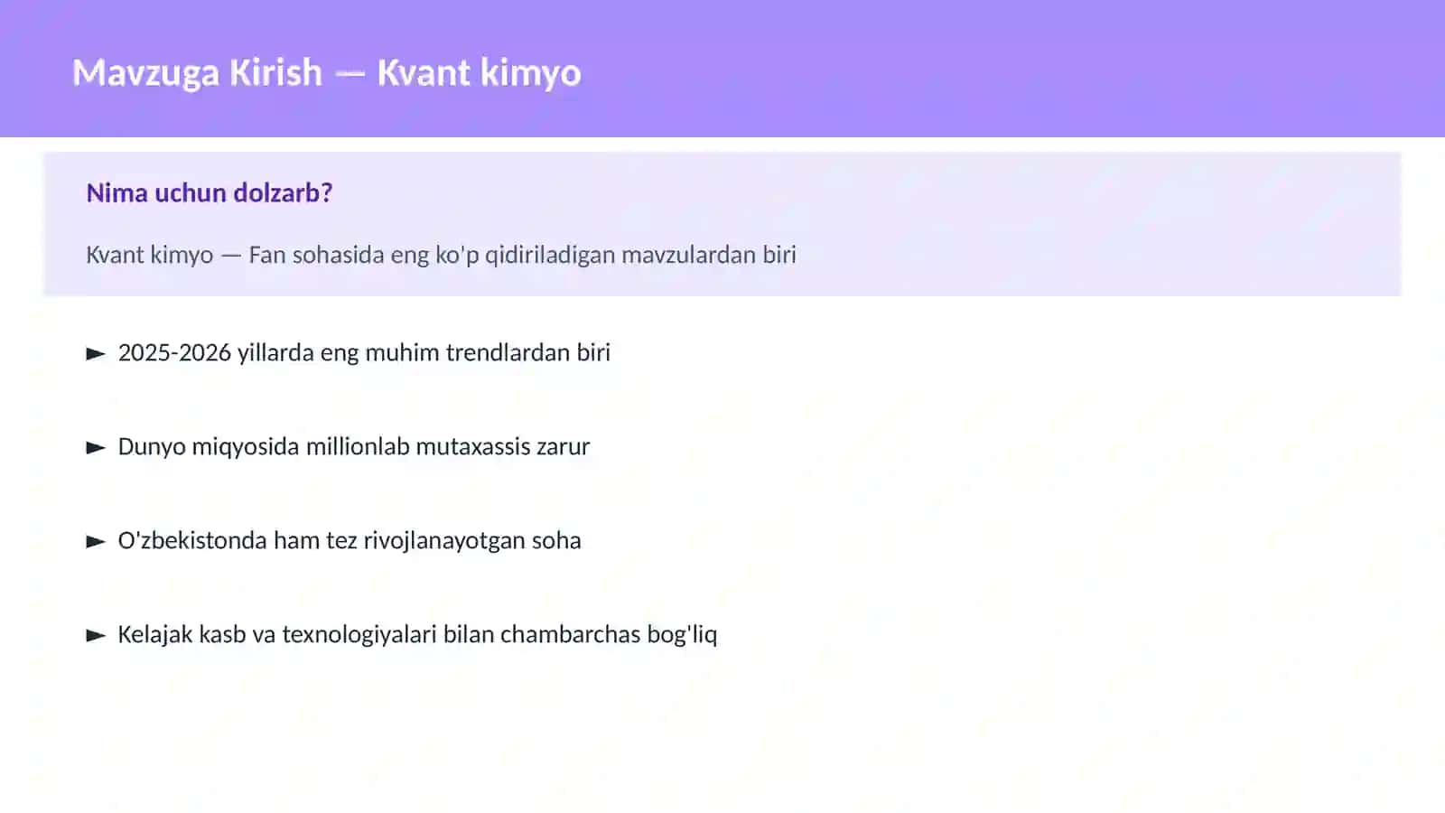 Kvant kimyo 2