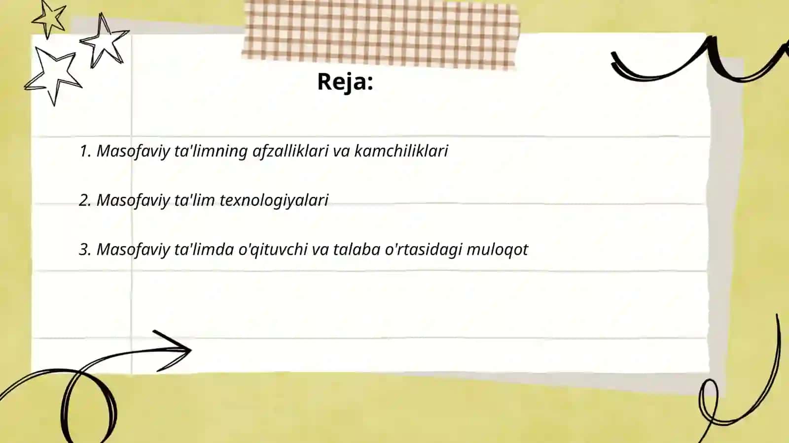 Masofaviy ta'lim. Ta'lim tizimida integrativ yondashuv 2