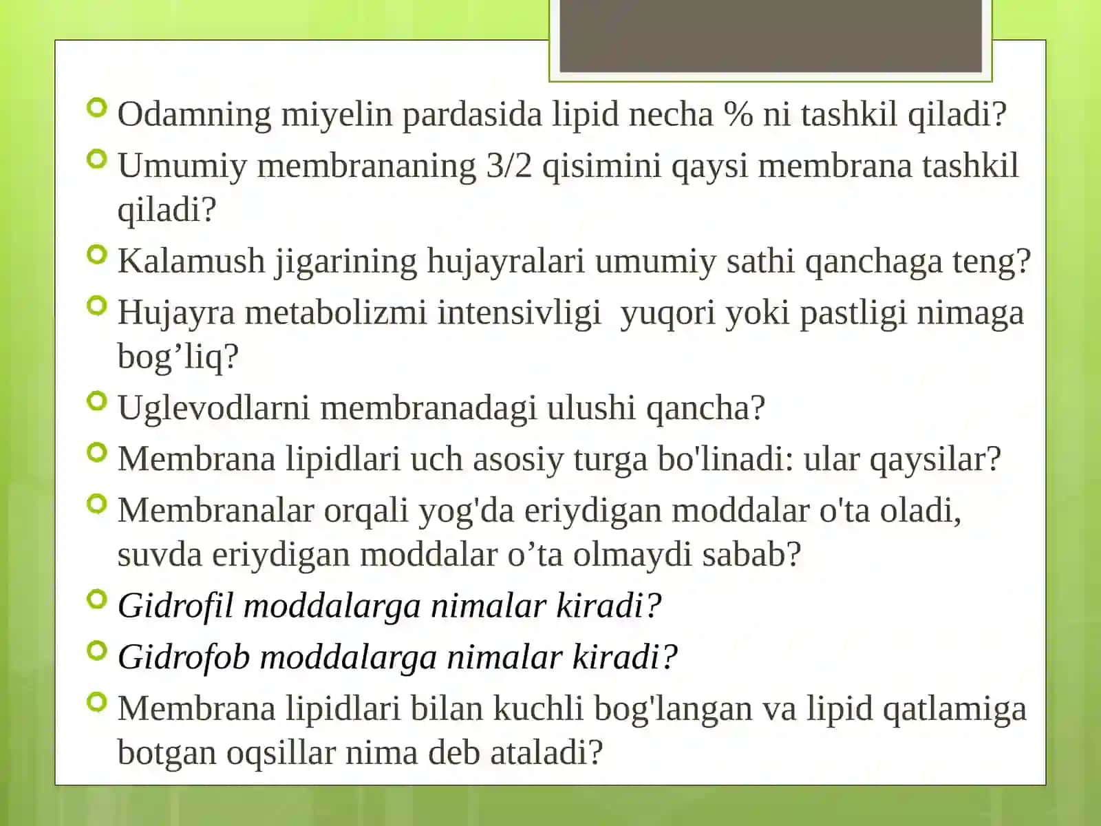 Membranalar memuari 2