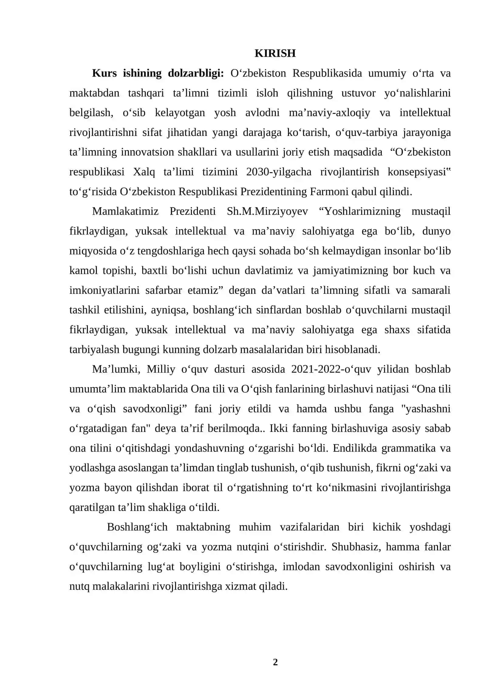 BOB.BOSHLANG‘ICH SINFLARDA “SIFAT” MAVZUSINI O‘RGATISH METODIKASI 2