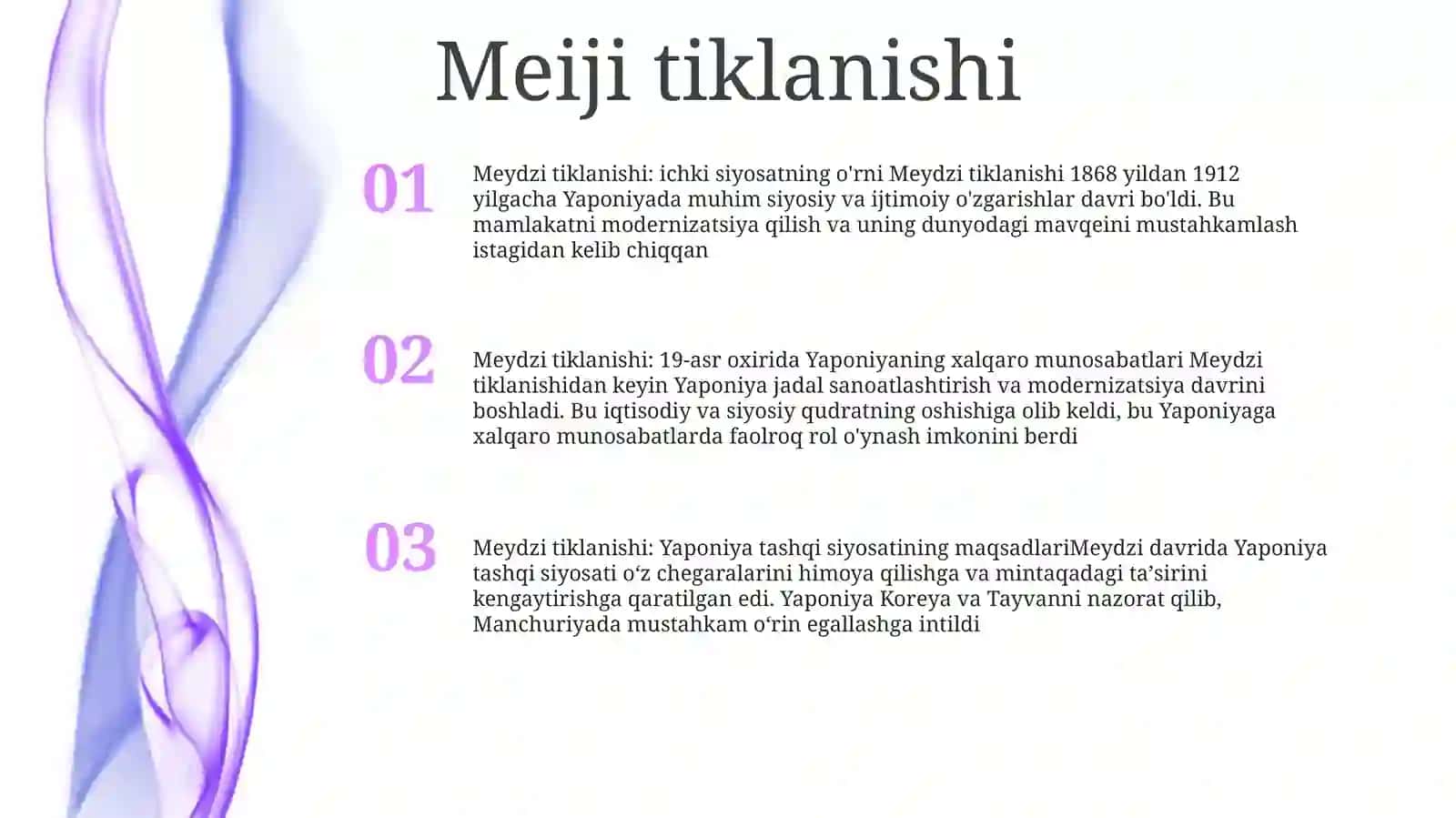 Meiji tiklanishi 2