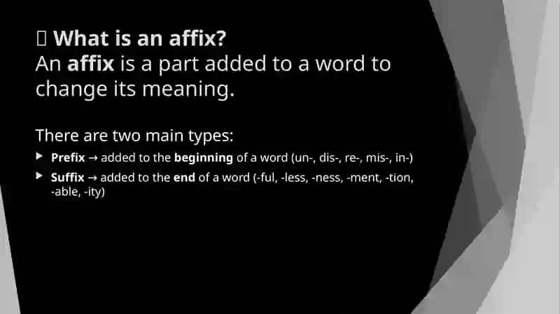 Mavzu:Words with more than one affix 2