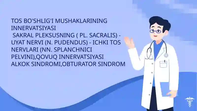 TOS ORGANLARI INNERVATSIYASI VA BUZILISH SINDROMLARI 2