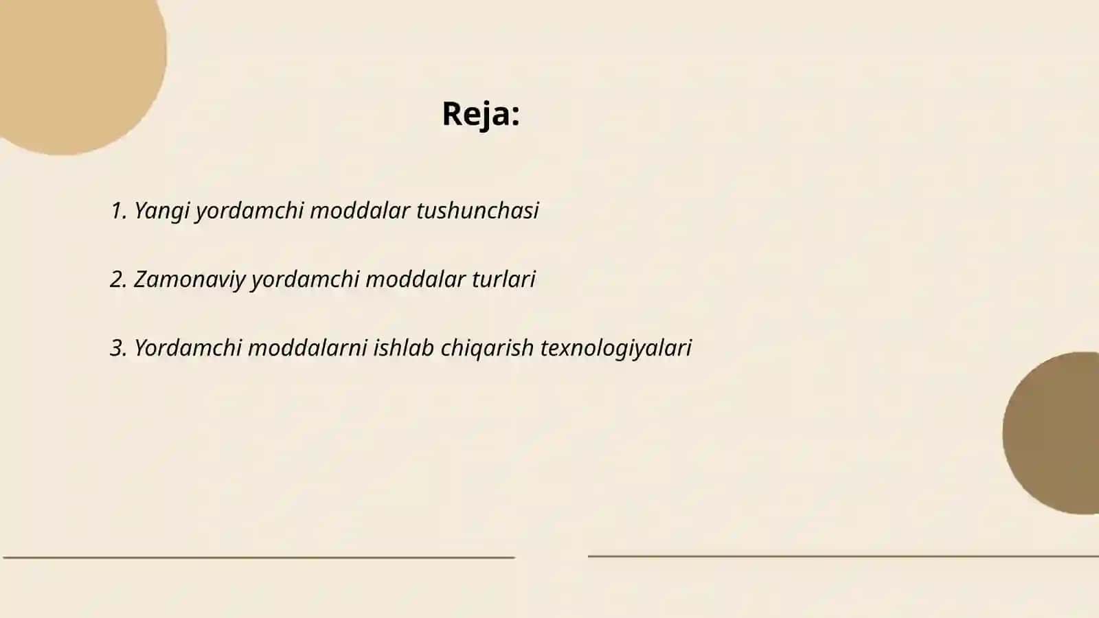 Yangi yordamchi moddalar va ularni ishlab chiqaruvchi korxonalar 2