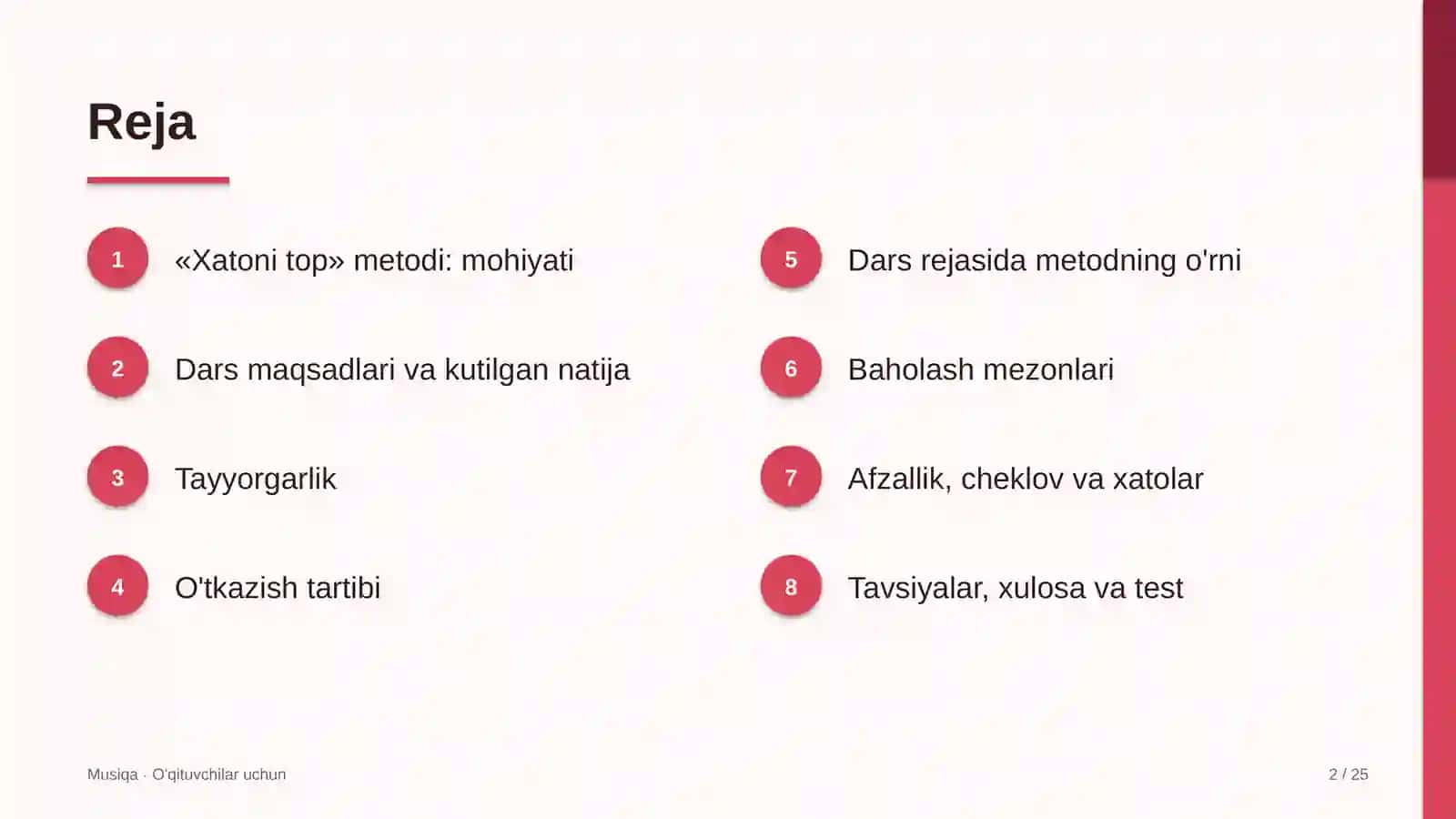 musiqa darslarida xatoni top metodidan foydalanish 4363 2