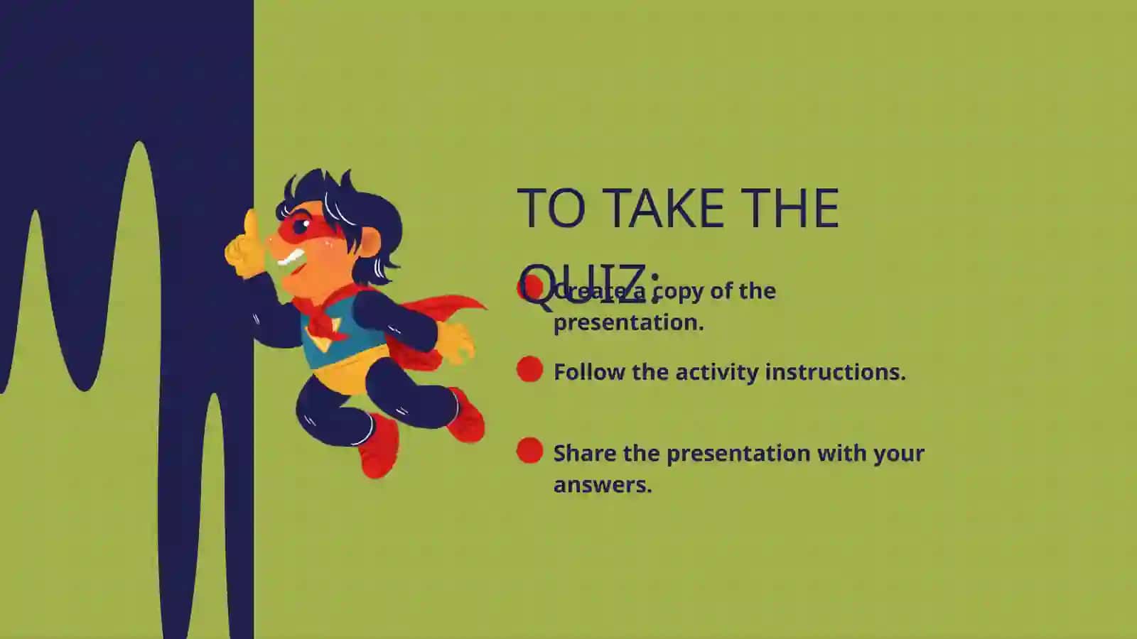 SIMPLE PAST TENSE QUIZ FOR SUPERHEROES 2