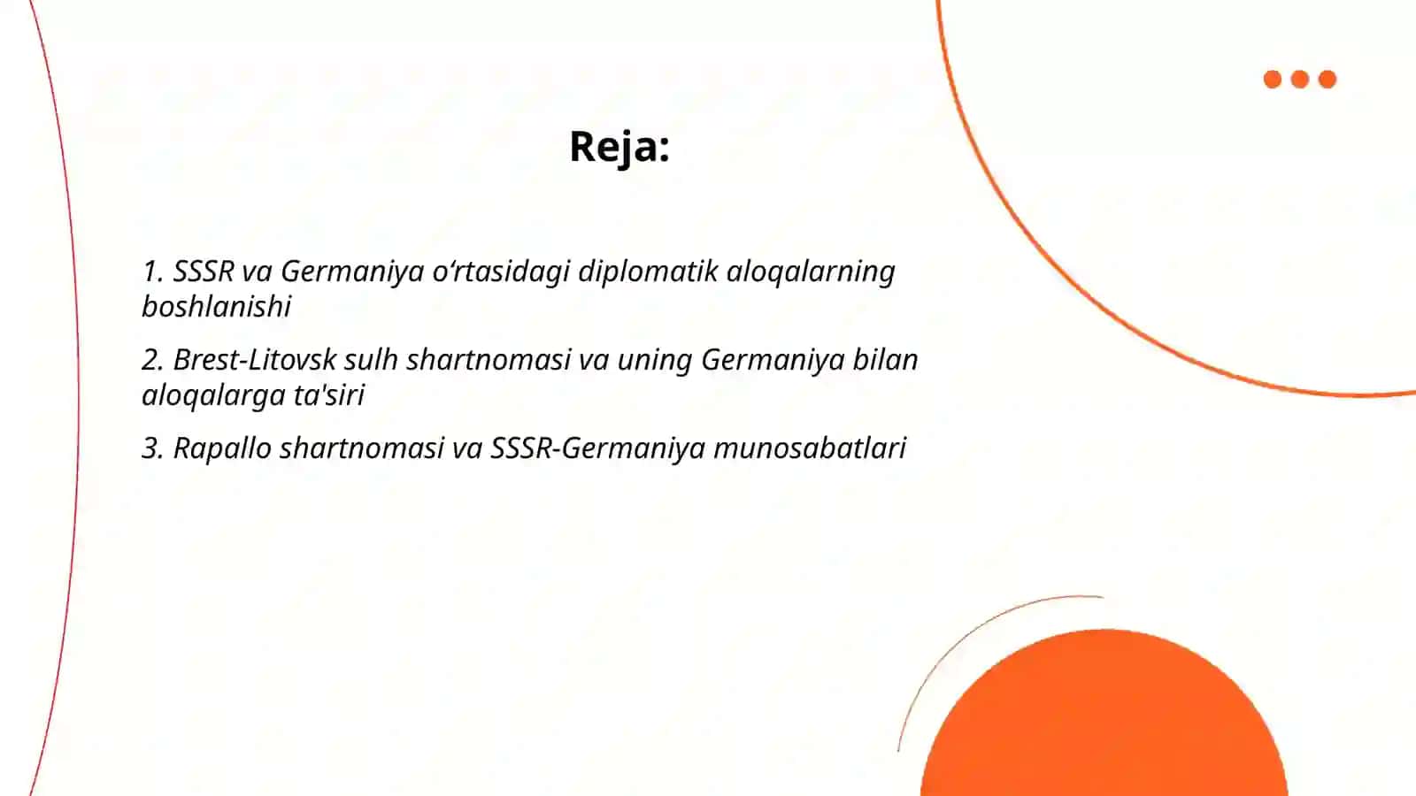 SSSR va Germaniya munosabatlari 2