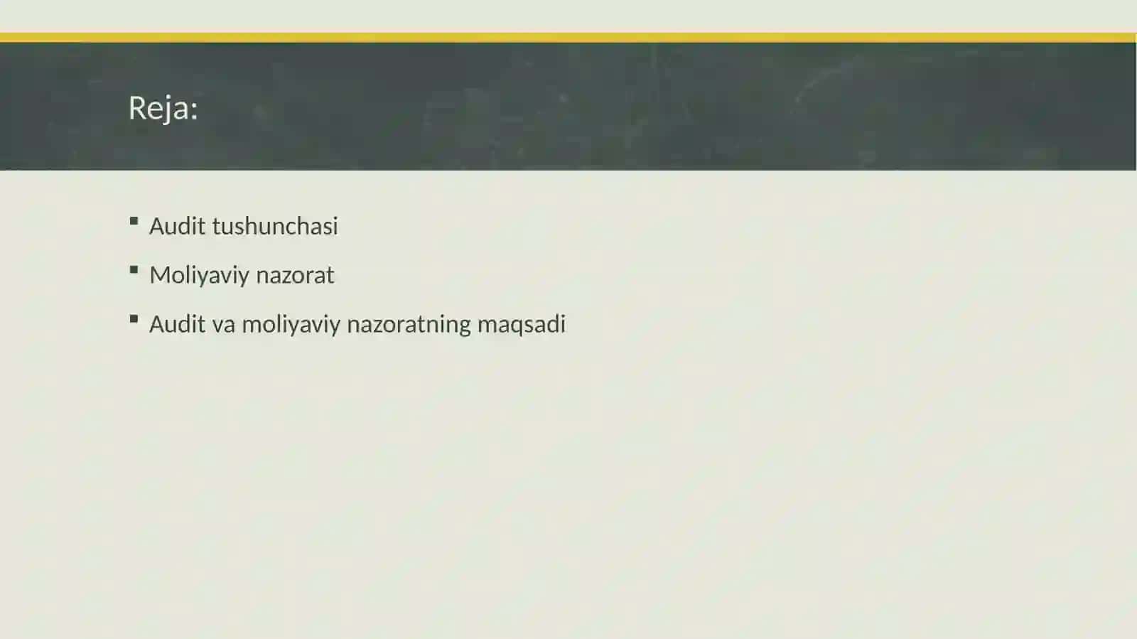 Audit va moliyaviy nazorat 2