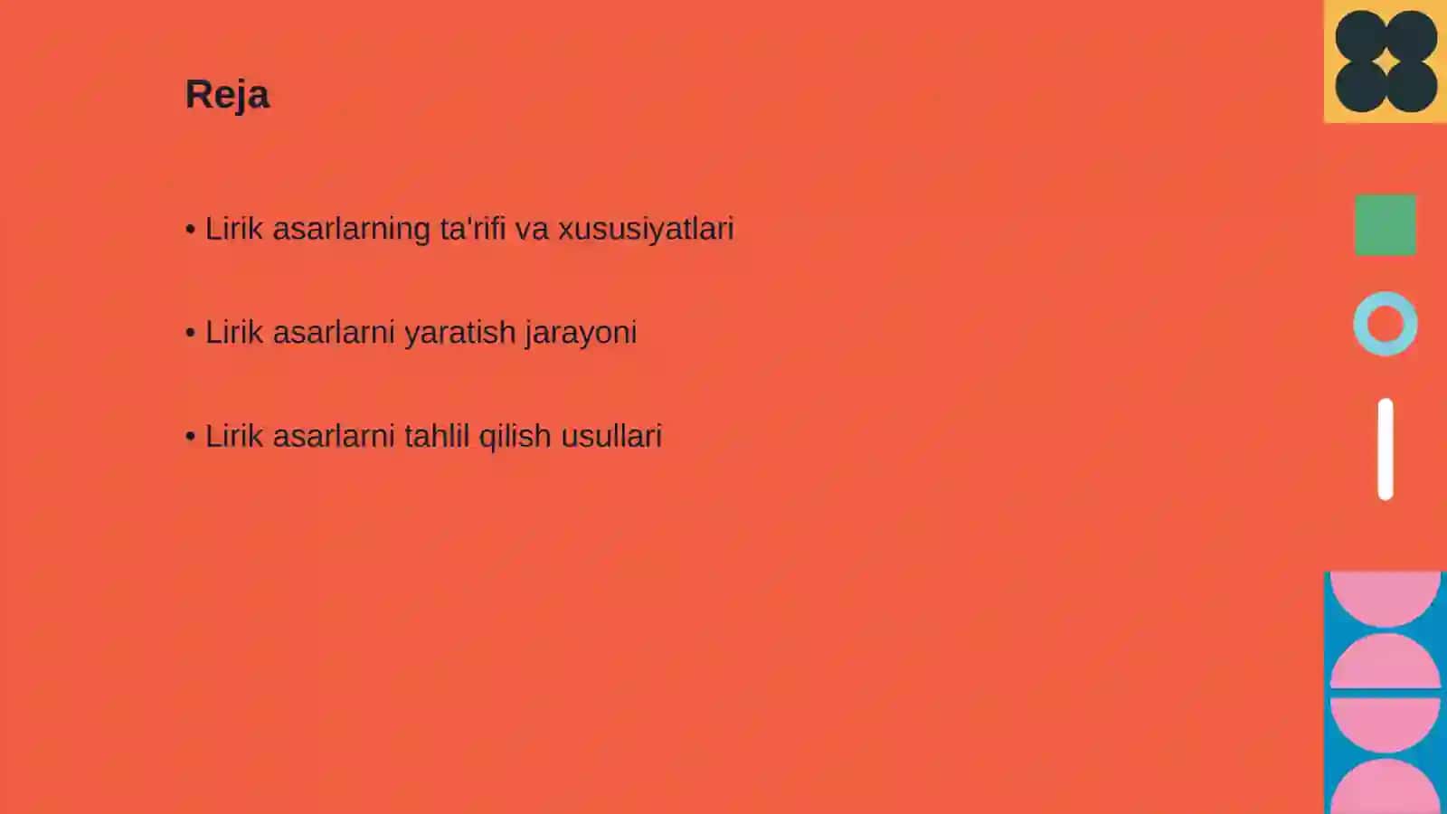 Lirik asarlar ustida ishlash yoʻllari 2