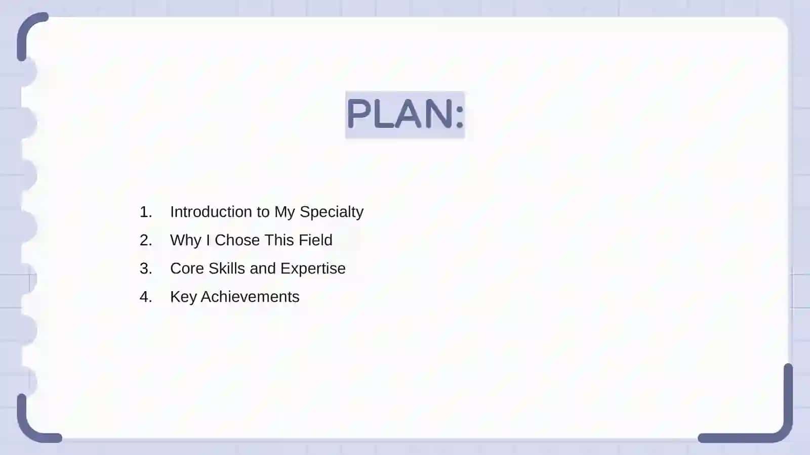My speciality 2