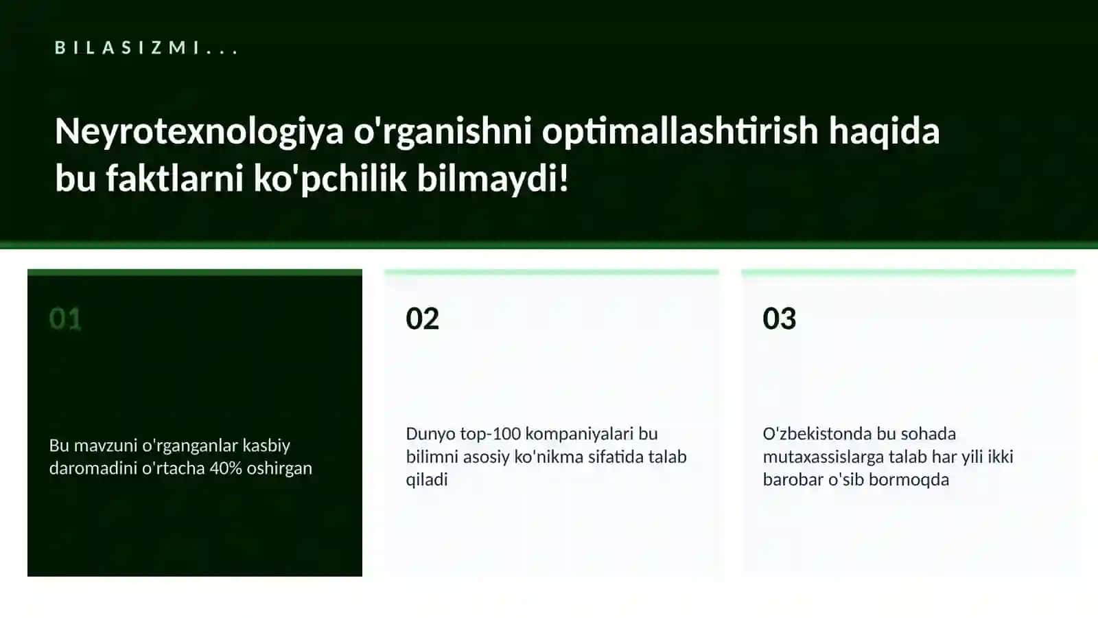 NEYROTEXNOLOGIYA VA MIYA 2
