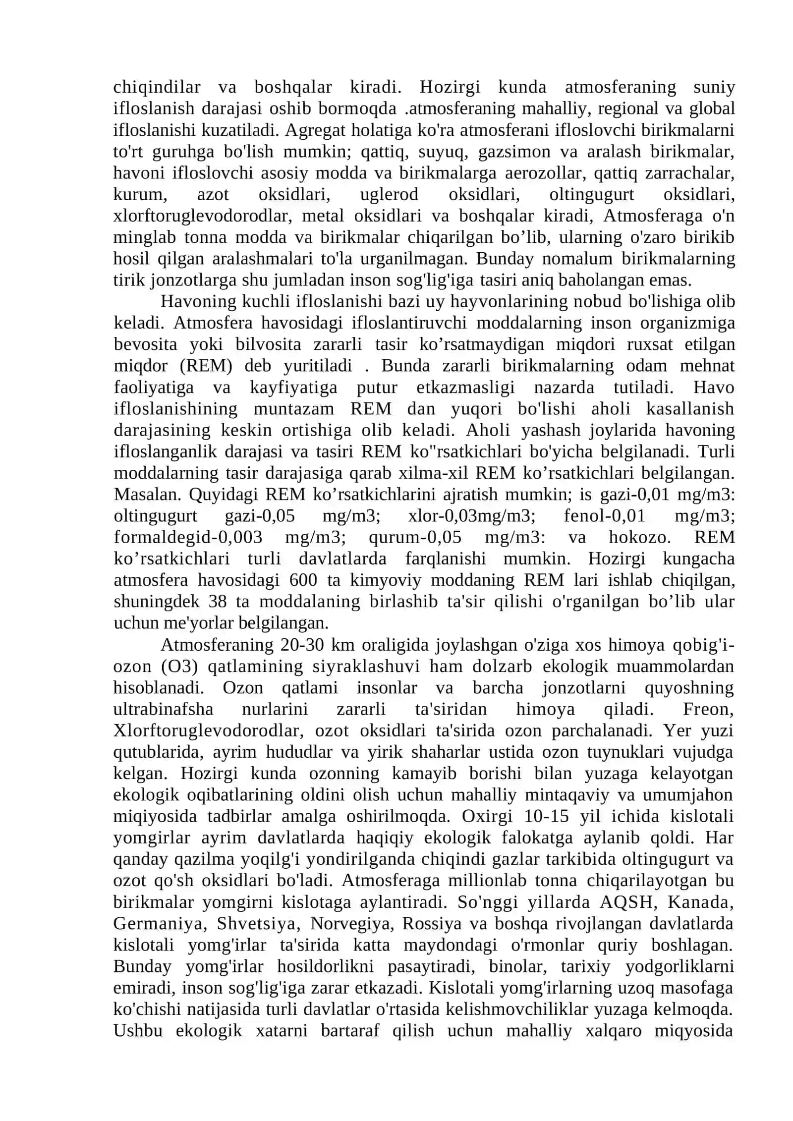 ATMOSFERA HAVOSINI MUHOFAZA QILISH 2
