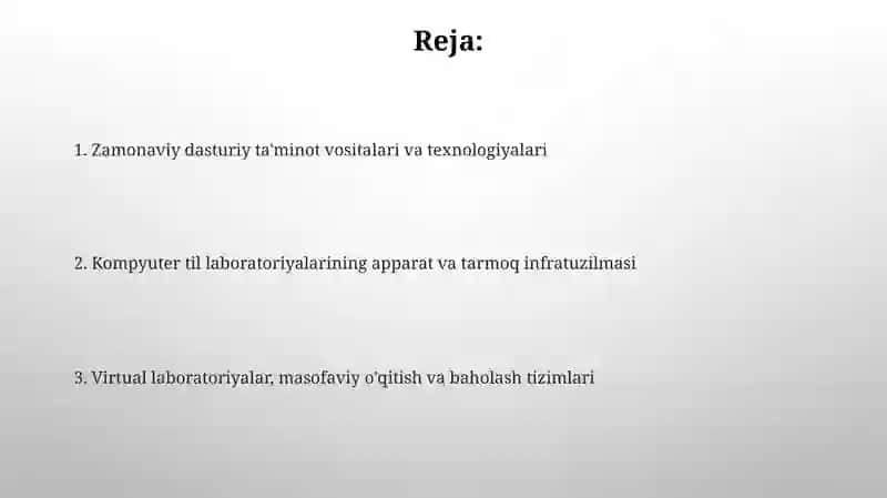 Kompyuter lingafon sinflarining zamonaviy texnik va dasturiy vositalari 2