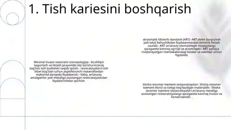 Tish Qattiq To’Qimasini Charhlashning Minimal Invaziv Usullari 2