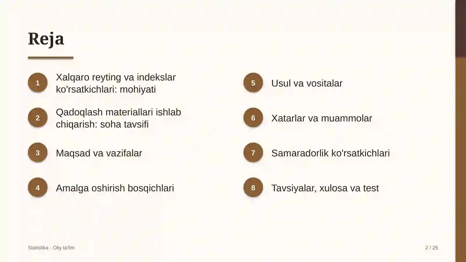 qadoqlash materiallari ishlab chiqarishda xalqaro reyting va indekslar ko'rsatkichlari 4948 2