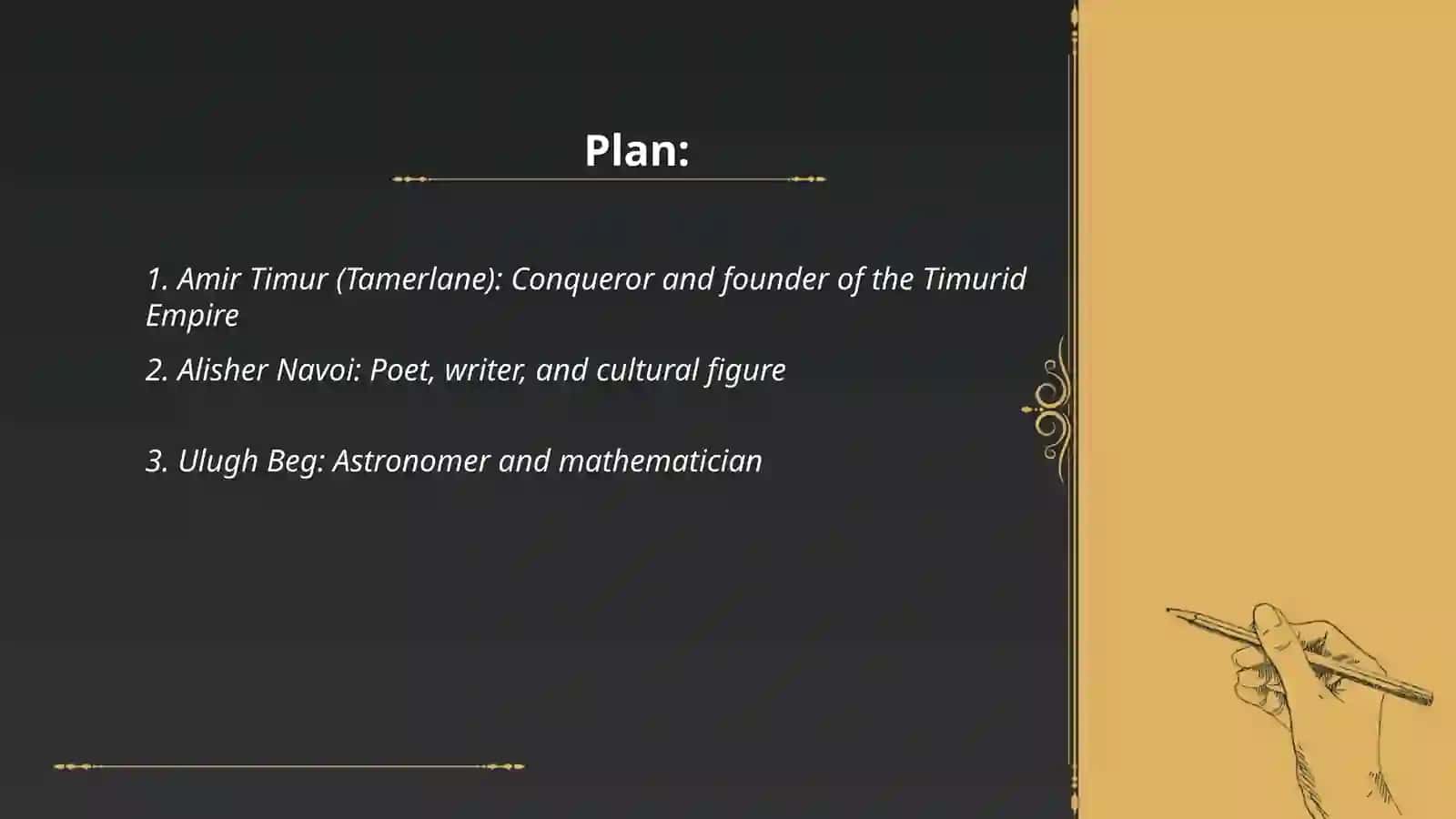 Amir Timur (Tamerlane) 2