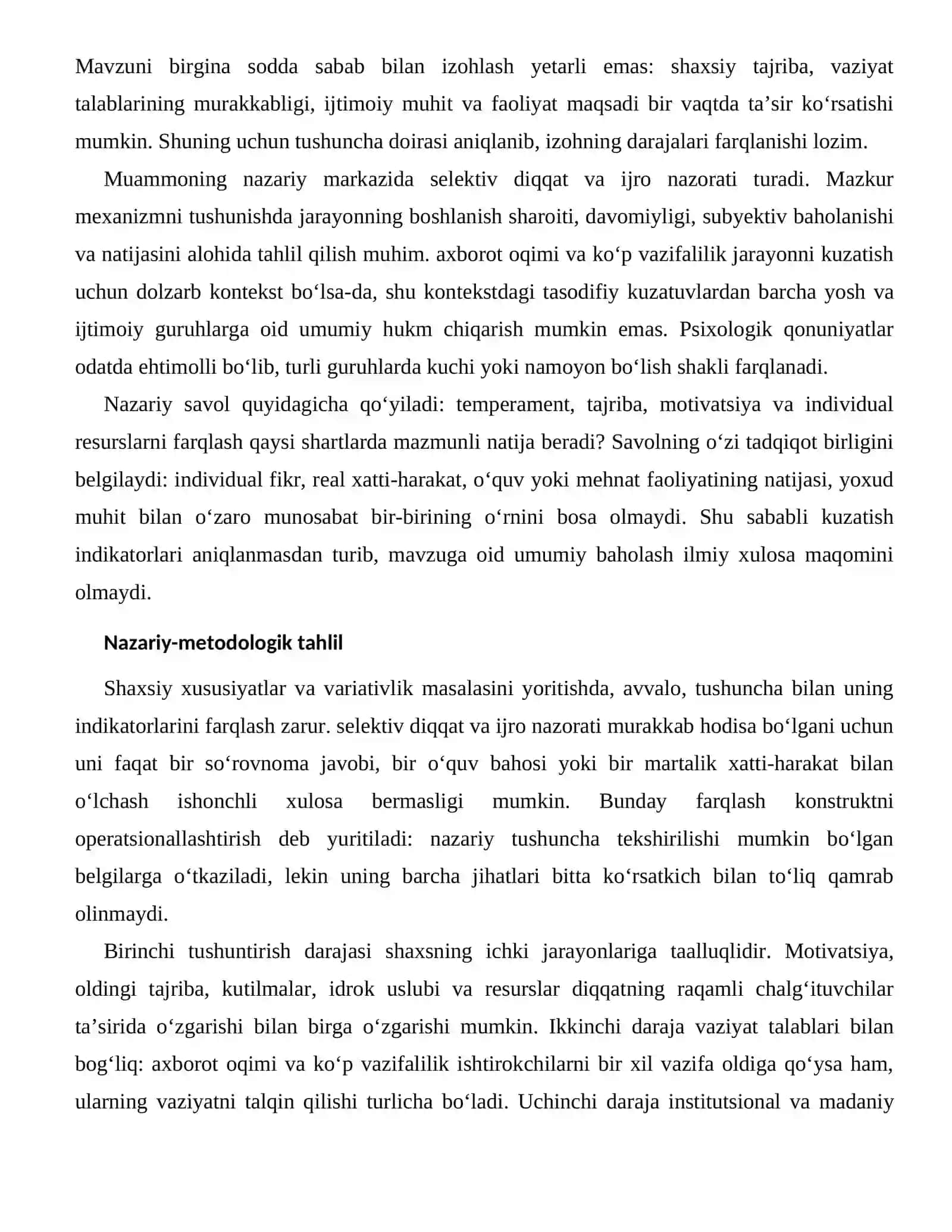 Diqqatning Raqamli Chalg‘ituvchilar Ta’sirida O‘zgarishi — Individual Farqlari 2