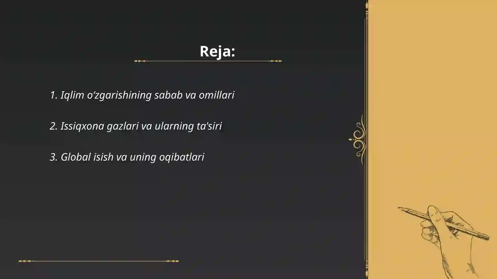 Iqlimning oʻzgarishi 2