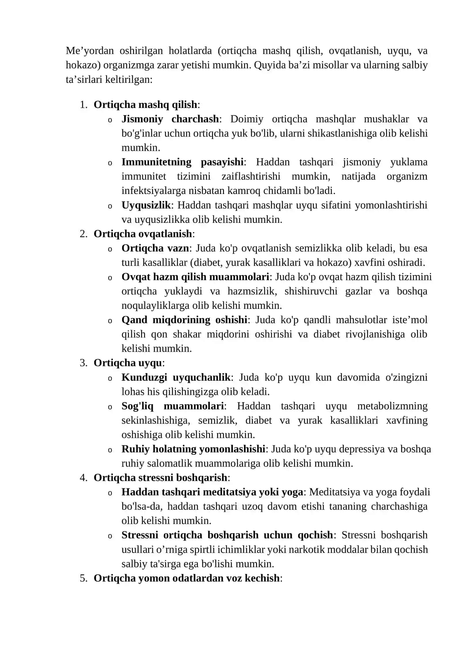 Organizmni jismoniy soglomlashtirish usullari 2