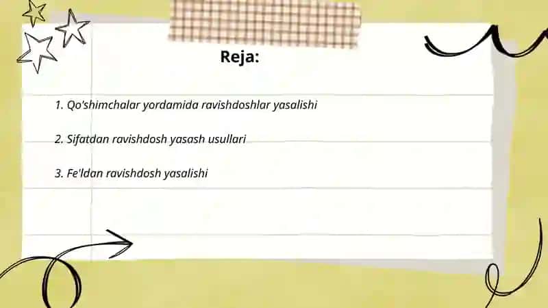 Ravishdosh yasalish usullari 2