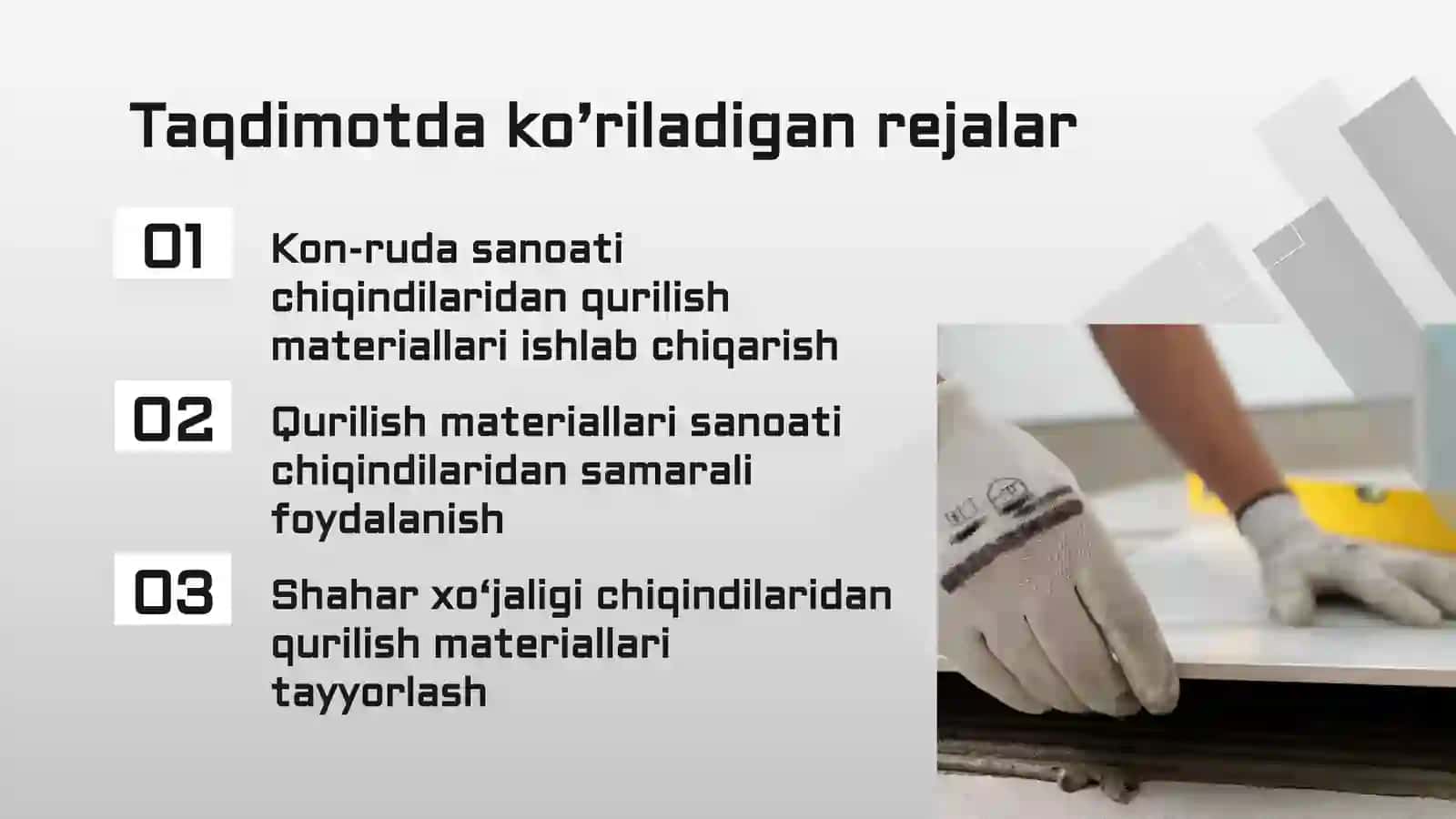 Kon-ruda sanoati va qurilish materiallari 2