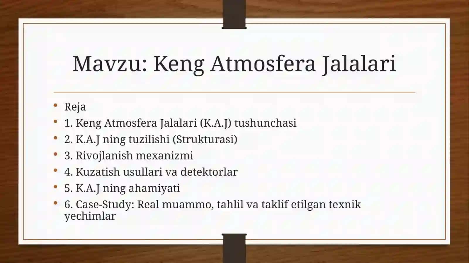Ceys Study usulida taqdimot 2