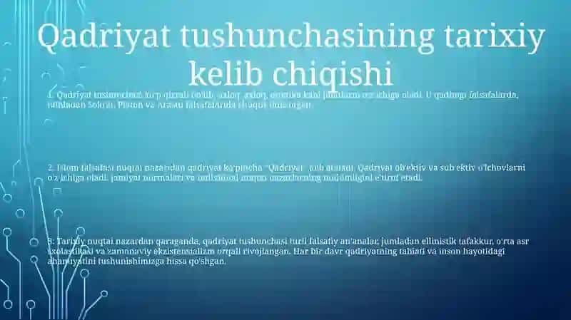 Falsafada Qadriyat Tushunchasining Ma'Nosi Va Uning Umumiy Tavsifi 2