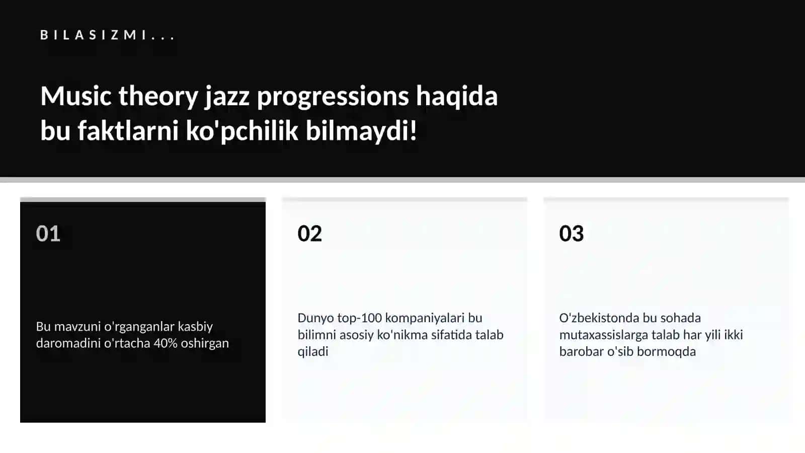 MUSIQA VA AUDIO TEXNOLOGIYALAR 2