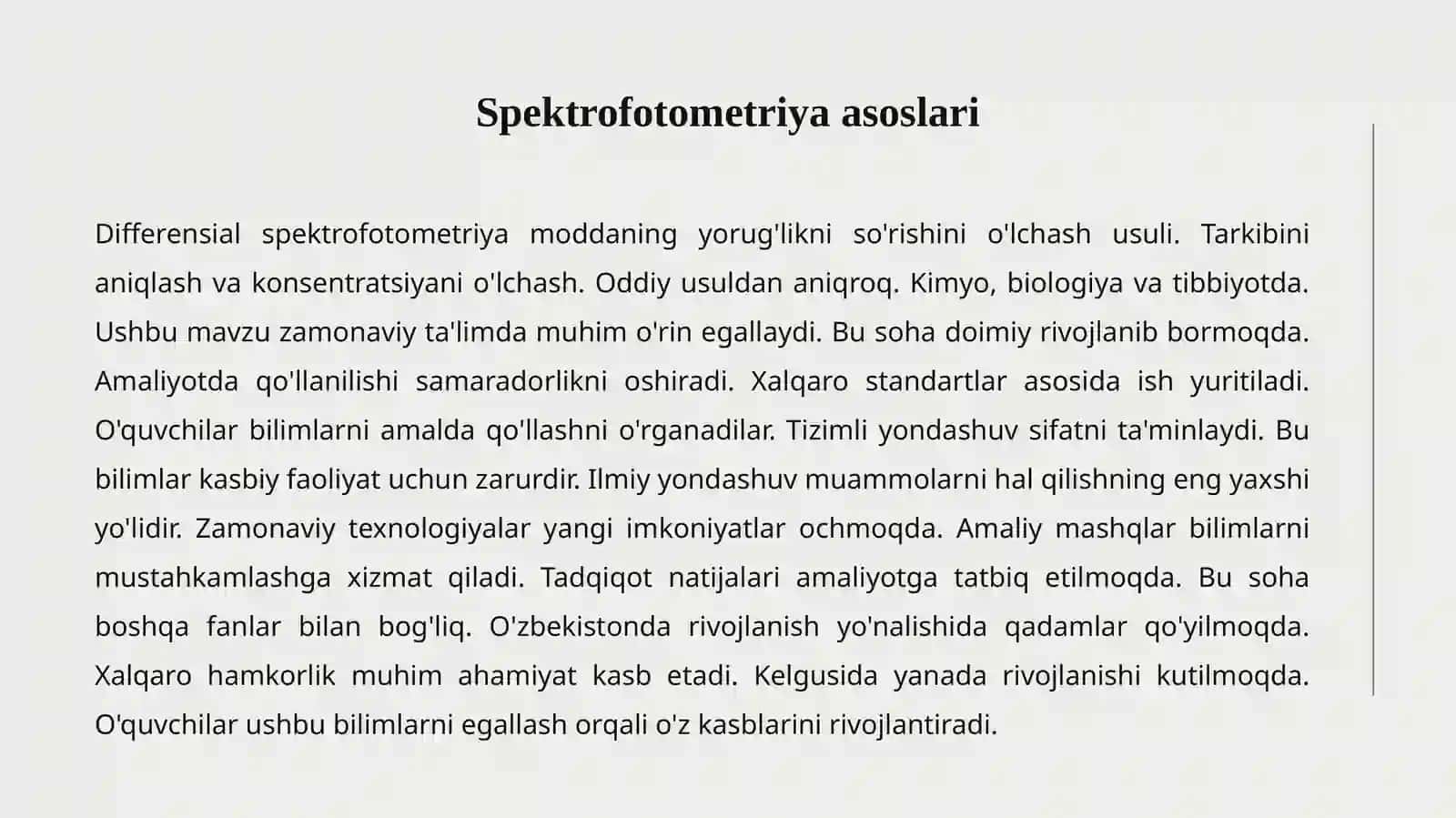 DIFFERENSIAL SPEKTROFOTOMETRIYA 2