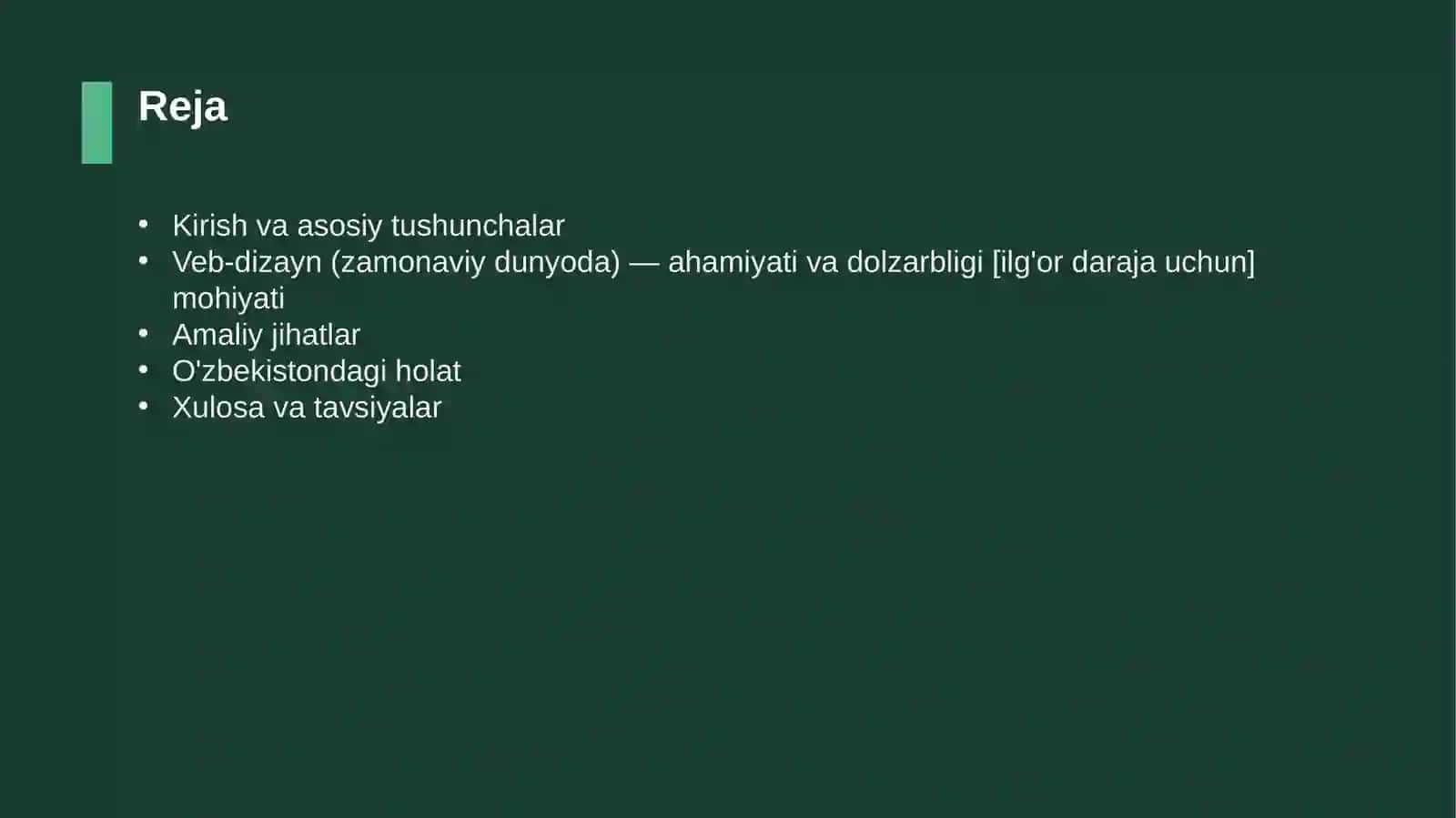 Veb-dizayn (zamonaviy dunyoda) — ahamiyati va dolzarbligi [ilg'or daraja uchun] 2