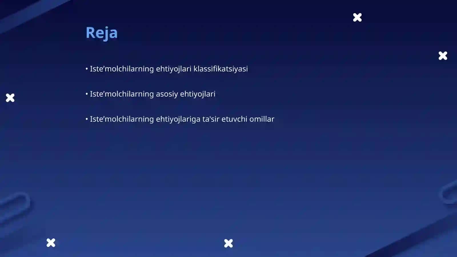 Isteʼmolchilarning ehtiyojlari 2