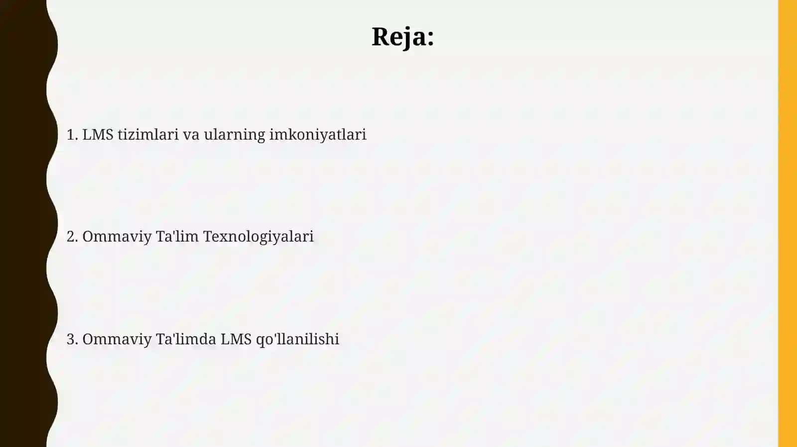 O'quv materiallari va LMS 2