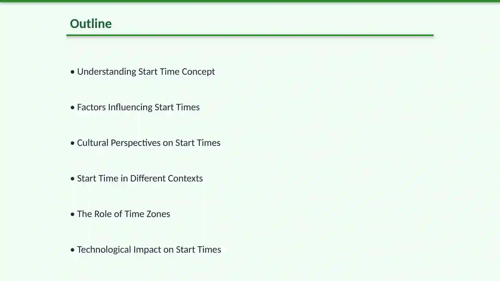 Start Time 2