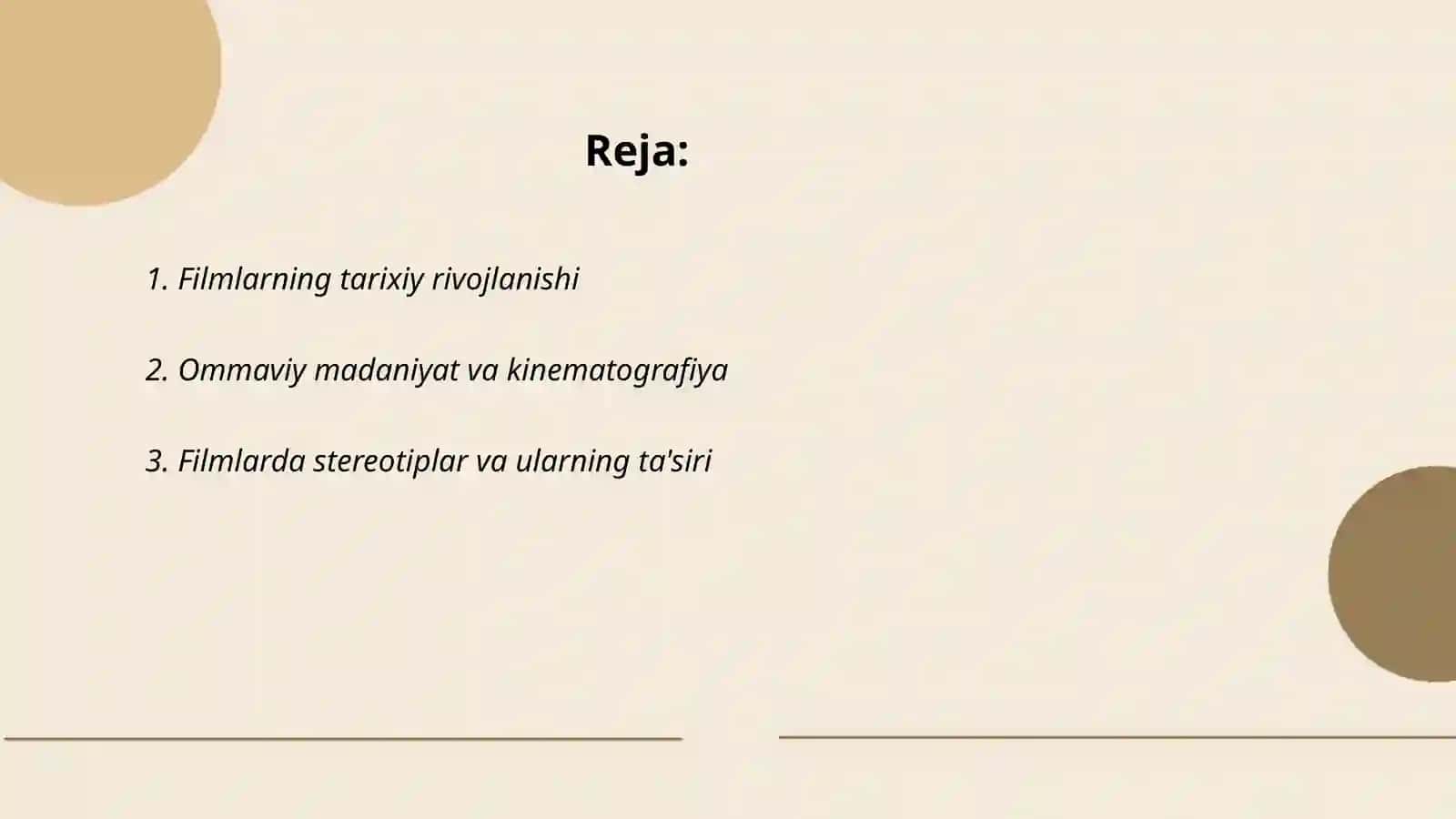 Filmlar va "Ommaviy madaniyat" 2