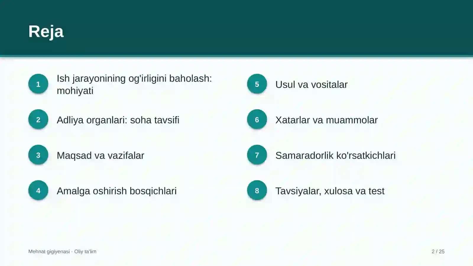 Adliya organlarida ish jarayonining og'irligini baholash 2