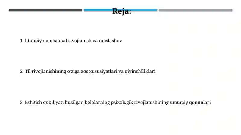 Eshitishida nuqsoni bolgan bolalarning ruhiy rivojlanishi qonuniyatlari 2