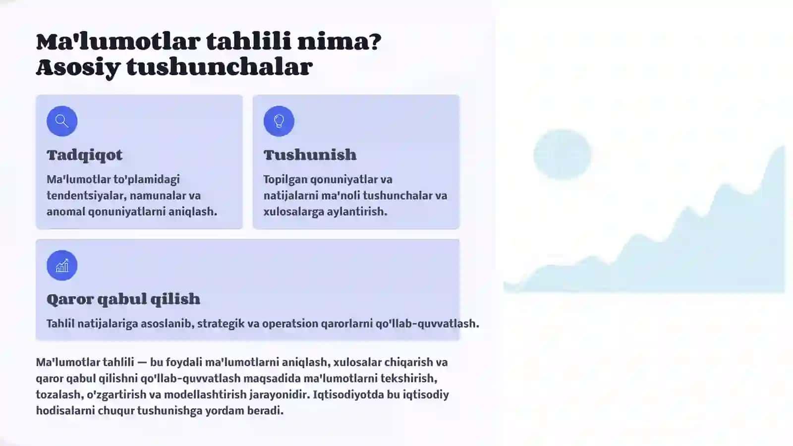 Iqtisodiyotda ma'lumotlar tahlili: Kirish 2