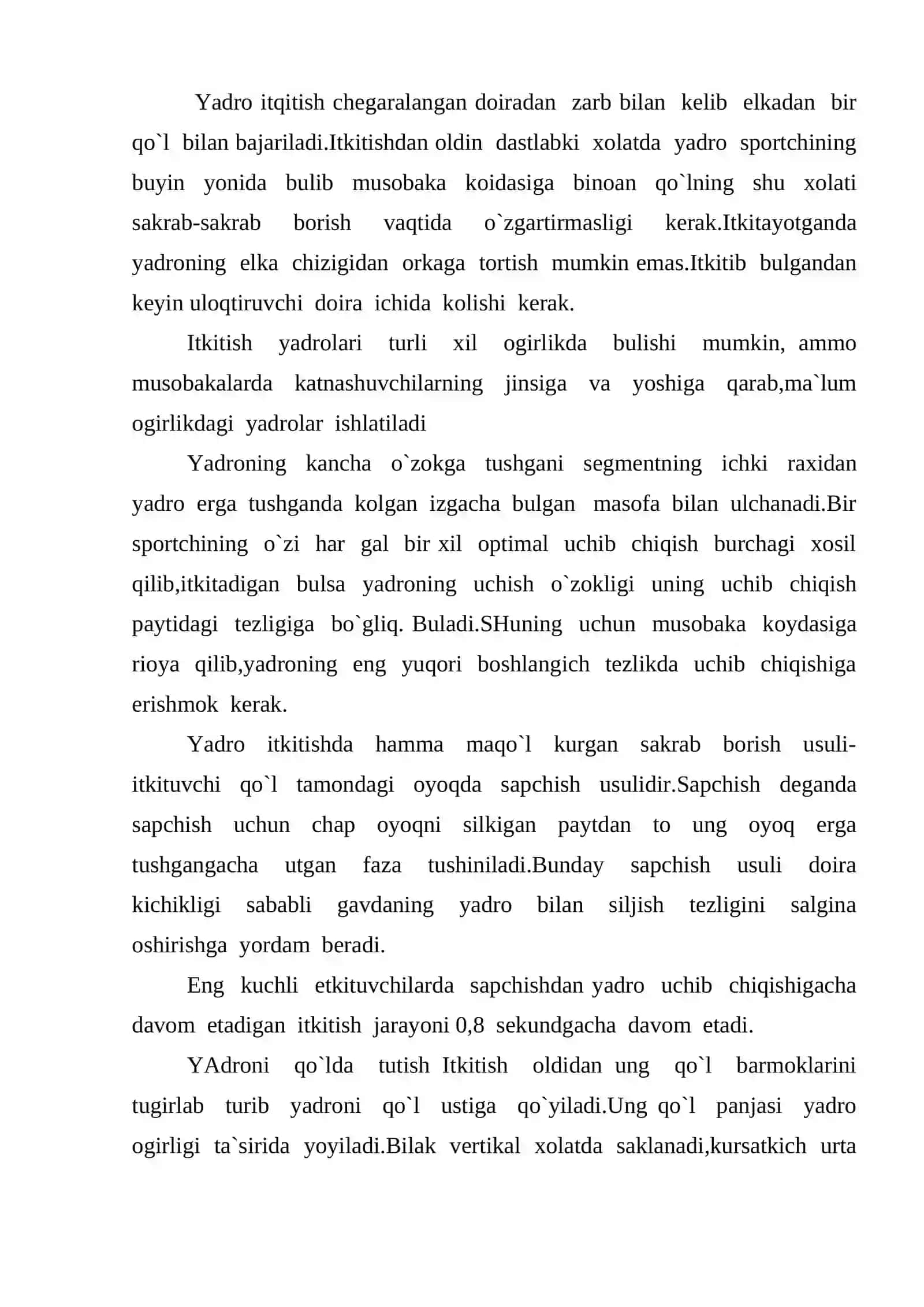 Yadro itqitish 2