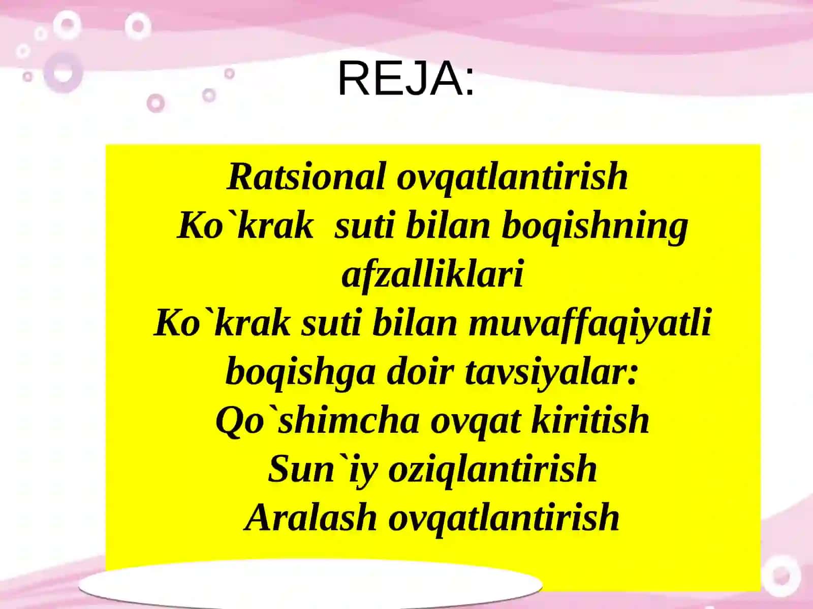 Bolalarda ovqatlanish holatini baholash 2