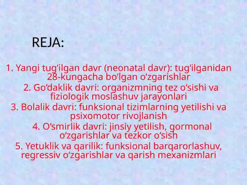Neonatal davr 2